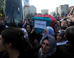 PKK'lı Söylemez'in cenazesi Mersin'de