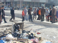 Lokomotif bisikletliye çarptı
