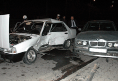 Nalçacı’da trafik kazası