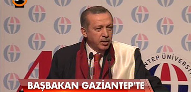 Erdoğan, Gaziantep Üniversitesi'nde konuşuyor