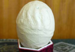 Üzerinde Allah yazan yumurta