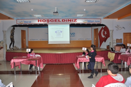 M. Aymaz’da İngilizce bilgi yarışması yapıldı
