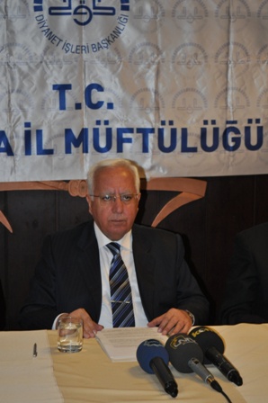 Müftü Özbuğday Mevlid Kandili’ni tebrik etti