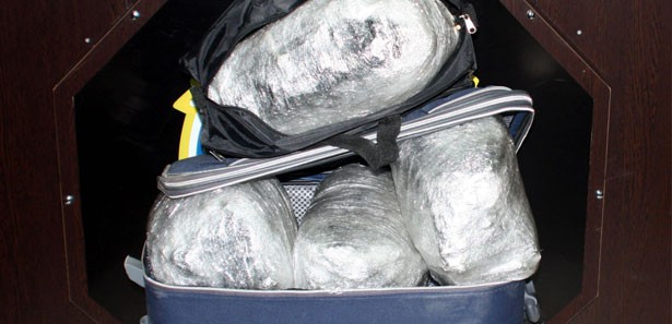 Erzincan'da 410 kilo esrar ele geçirildi
