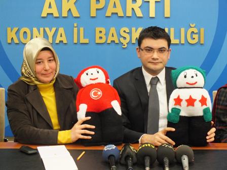 AK Parti Konya İl Gençlik Kolları’ndan anlamlı kampanya; “İlmek ilmek örüyoruz