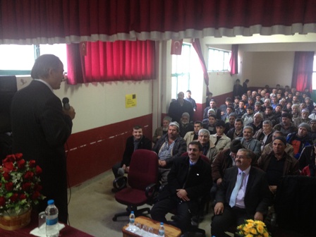 Ali Erkan Kavaklı Korualan’da konferans verdi