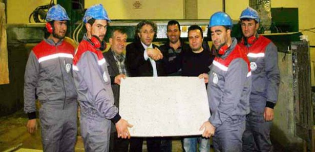 Kabe için anti bakteriyel taş