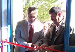 İsmi verilen konağın açılışını yaptı