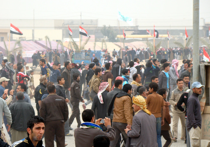 Felluce'de göstericilere ateş açıldı: Beş ölü