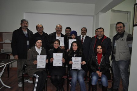 Anfoder'de 9. Sertifika töreni