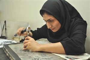 İran'da kadın işçiler