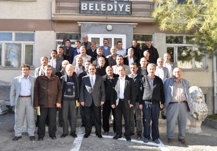 Çokgel mahalle muhtarlarıyla buluştu