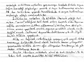 Zehirlenen mahkumların cezaevi mektubuna sansür