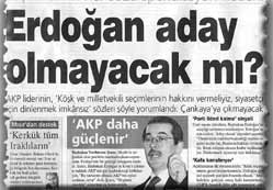 Erdoğan Köşk'ü düşünmüyor mu?