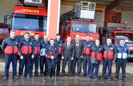 Seydişehir Kaymakamı Sonel'den itfaiyecilere ziyaret