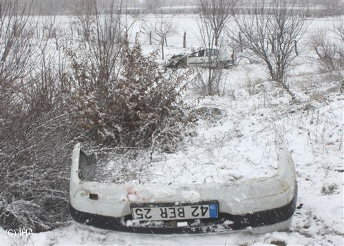 İha muhabiri kaza geçirdi