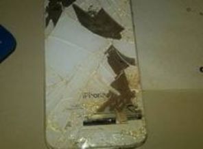 iPhone kendi kendine yandı