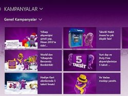 Windows 8'li ilk kredi kartı uygulaması
