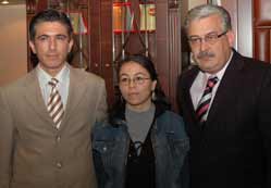 Rektör, mağdur aileye yardım etti