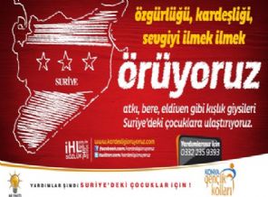 Suriye için ilmek ilmek örüyorlar