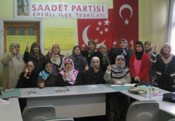 SP’li hanımlar dinlenmeden çal