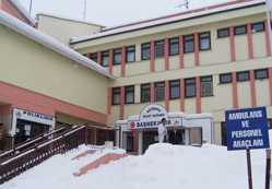 Kar yağışı hastaneleri de etkiliyor