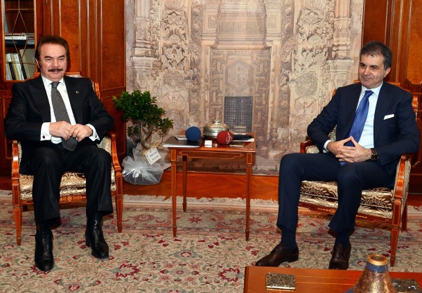 Gencebay'dan Bakan Çelik'e ziyaret