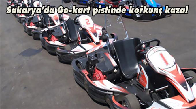 Go-kart pistinde korkunç kaza