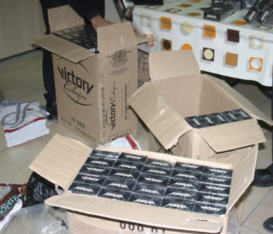 Konya'da 6 bin paket kaçak sigara ele geçirildi