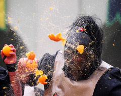 İtalya'da portakal savaşı