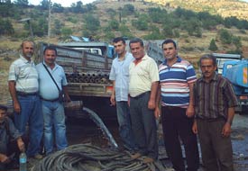 Taraşçı beldesi suya kavuştu