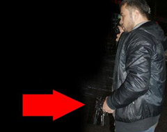 Asker adaylarına silahlı uğurlama
