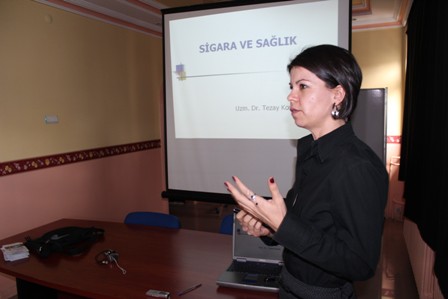 Sağlıkçılara sigaranın zararları anlatıldı