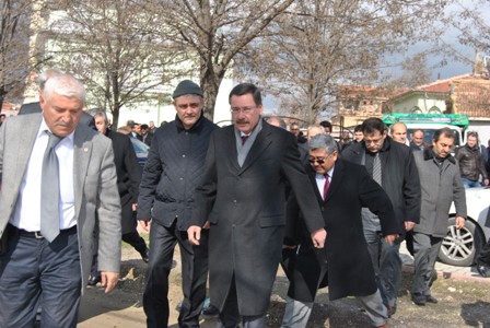 Başkan Gökçek, Kulu’da cenaze namazına katıldı