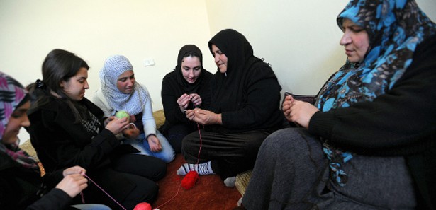 Lübnanlı kadınlar, el örgüsüne yeniden yöneliyor