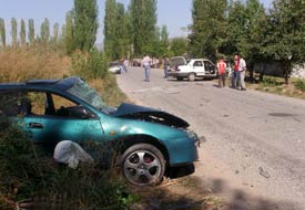 Seydişehir'de kaza: 2 yaralı