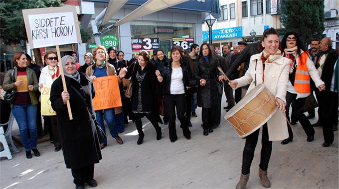 Ordu'da horonlu protesto