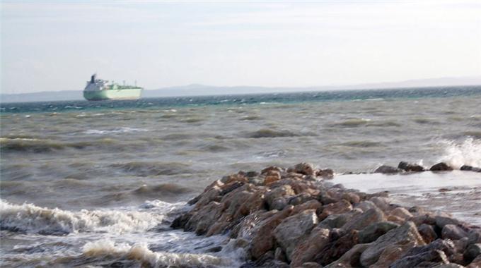 Fırtınaya yakalanan gemiler Şarköy'de