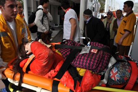 Konya'da turist otobüsü devrildi: 16 yaralı