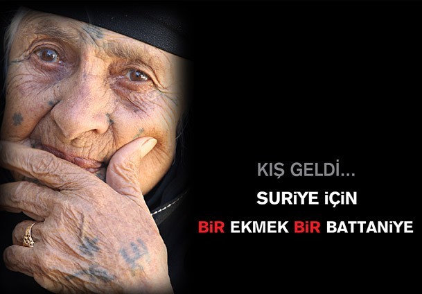 Suriyelilere bin ton un