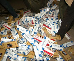 Düzce'de kaçak sigara operasyonu