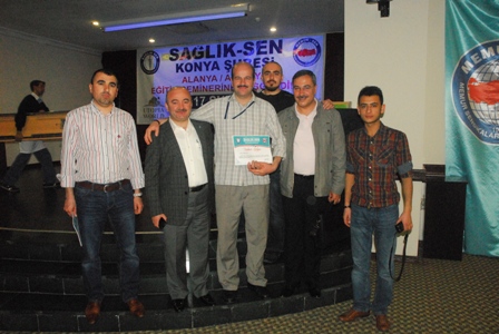 Sağlık-Sen Konya Şubesi Alanya’da eğitim semineri düzenledi