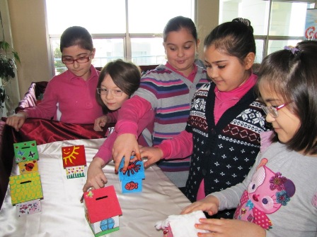 M. Özdemir’de yarıyıl tatili ödev sergisi açıldı