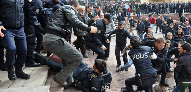 Trabzon Adliyesi savaş alanına döndü!