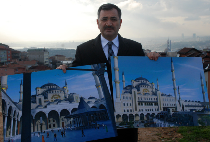 Çamlıca Camii'ne Erdoğan ayarı