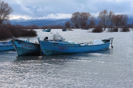 Beyşehir'de balıkçılar zor günler yaşıyor