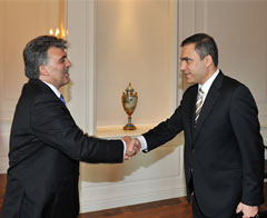 Gül, MİT Müsteşarı Fidan'ı kabul etti