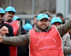 BMC işçileri Eskişehir'de