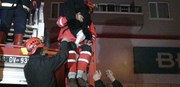 Bodrum'da korkutan yangın