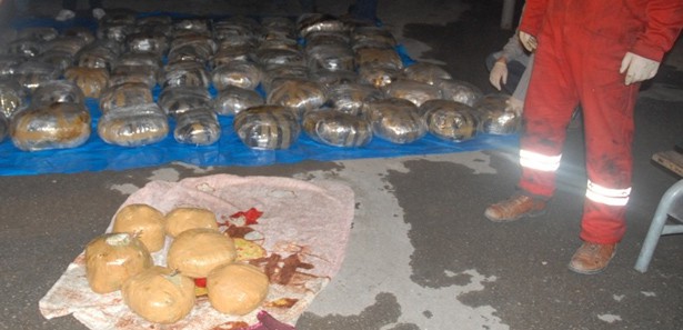Tanker içinde 275 kilo esrar ele geçirildi